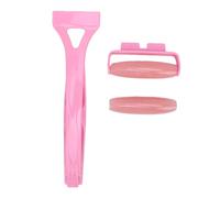 Semme Rouleau Applicateur de Lotion pour le Dos, Conception à Double Rouleau avec Poignée Ergonomique Rose pour un Glissement en Douceur et un Apaisement de la Peau