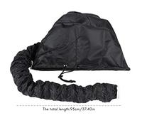 Semme Sèche-cheveux Portable pour Salon de Coiffure, Confortable, Léger, Grand Bouffant, Doux, Outil de Coiffure pour la Maison, pour Femmes et Hommes, Noir 37,4 Pouces avec Sac de (BLACK)