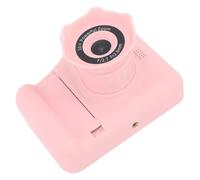 Semme Semme Appareil Photo d' avec Double Objectif 1080P, Jeux de Puzzle Amusants et Mode Musique pour Les Jeunes Photographes (Pink) (Pink)