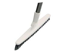 Semme Semme Brosse à Fentes à Manche pour Sols et Coulis - Outil Multi-Usage pour Carrelage et Salle de Bain (Blanc 120cm) (Beige 88,5 cm)