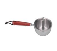 Semme Semme Chauffe-café au Lait - Pot en Acier Inoxydable 304 avec Poignée Froide et Double Bec Verseur pour un Chauffage et une Fonte Efficaces (120ML) (120ML)