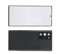 Semme Semme Ensemble de Couvercles Arrière en Verre de Remplacement pour Téléphone Portable, pour Note 20 Ultra 5G, avec Outils pour Une Installation Facile à Faire Soi-même (White) (Black)