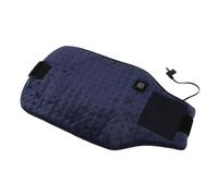 Semme Semme Enveloppement de Taille Chauffant USB, Coussin Chauffant Rapide, Châle pour le Cou et les Genoux, Voyage, Activités de Plein Air (bleu foncé) (bleu foncé) ()