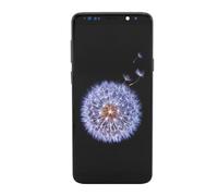 Semme Semme Numériseur de Remplacement d'écran LCD S9 Plus 6,2 Pouces avec Kit de Réparation et Cadre (Gris Argent) (Black)