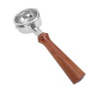 Semme Semme Porte-filtre sans Fond de 58 Mm pour Machine à café NOWWA - Poignée en Acier Inoxydable avec Design Amovible pour une Expérience Optimale (E Cercle Palissandre) (E Cercle