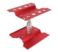 Semme Semme Station de Réparation de Voiture Télécommandée avec Plateau à Vis Magnétique pour échelle RC/8/10/12/16, Conception en Aluminium (Rouge) (Rouge)