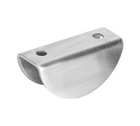 Semme Support à Pince en Verre en Acier Inoxydable brossé, Outil de Fixation à Clip de Panneau pour Verre de 12 à 14mm d'épaisseur, Usage Domestique et de Bureau 6 Pièces