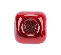 Semme Système D'Alarme Incendie sans Fil 433 MHz, Sonnette D'Alarme Incendie Manuelle avec Alarme Sonore et Lumineuse et Télécommande, pour la sécurité Commerciale Résidentielle (Prise UE)