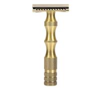 Semme Tondeuse à Barbe Manuelle, Lames Remplaçables à Double Tranchant, Poignée Antidérapante, Outil de Coupe de Barbe Sûr pour Hommes, pour la Maison et les Voyages, Alliage