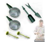 Semoir à Graines Manuel, 6 Pcs Mini Outil de Semis pour Petites Graines, Légumes et Fleurs - Distributeur de Graines, Outil de Jardin Pratique pour la Culture des Plantes