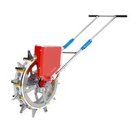 Semoir de blé manuel en métal de précision idéal pour planter du maïs, du coton, du soja et des arachides dans le jardin et l'agriculture