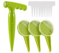 Semoir de graines de Plantes réglable, semoir à Main for Fleurs et Herbes, Distributeur de semis Multifonction de Jardin, Accessoires(14PCS)