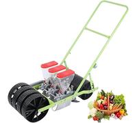 Semoir De Jardin à Poussée Manuelle De Précision pour Agriculteur - Planteur De Légumes Manuel pour Maïs, Haricots, Arachides - Épandeur D’espacement des Plantes Réglable - Semer des Graine