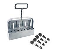 Semoir de jardin ergonomique, résistant à la corrosion, outil de semis manuel facile à transporter pour les amateurs et les professionnels