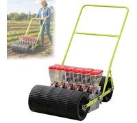 Semoir de légumes Manuel, planteur de graines de Jardin de précision avec espacement des rangées réglable de 7 à 44 cm, pour Plus de 40 Cultures, pour Jardin agricole extérieur 6-Row