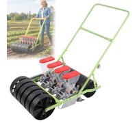 Semoir de légumes Manuel, planteur de graines de Jardin de précision avec espacement des rangées réglable de 7 à 44 cm, pour Plus de 40 Cultures, pour Jardin agricole extérieur 4-Row