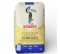 Semoule de Blé Dur Le Renard, Qualité Supérieure, 1kg (1, fine)