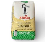 Semoule de Blé Dur Le Renard, Qualité Supérieure, 1kg (1, grosse)