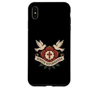 Semper REFORMANDA - Théologie réformée chrétienne - Vintage Coque pour iPhone XS Max