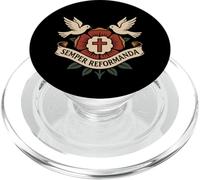Semper REFORMANDA - Théologie réformée chrétienne - Vintage PopSockets PopGrip pour MagSafe