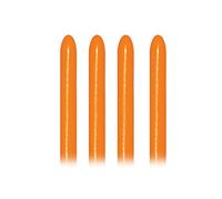 Sempertex Lot de 50 ballons moulables de 260 cm 5 x 15 cm Orange uni
