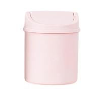 Sempidka Desktop Trash Can Small Trash Can With Lid Compact Design | Tiny Wastebasket Garbage Cans, Small Waste Paper Bin,for Vanity Tabletop Coffee Table Car Interior