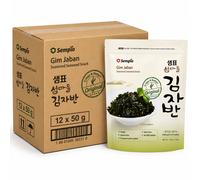 Sempio Algue assaisonnée originale croustillante et croquante 12 x 50 g