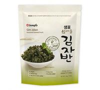 Sempio Snack De Algas Collation Croustillante aux (Original, 50g) - Flocons d'Algues Salées et Assaisonnées, Gim Jaban Collation Coréenne Saine Végétalien, Sans Conservateurs, Sans Produits Laitiers