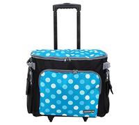 SEMPLIX Chariot de Machine à Coudre 50 x 43 x 32 cm pour Toutes Les Machines à Coudre domestiques, Valise pour Un Transport Confortable et Un Rangement sécurisé.