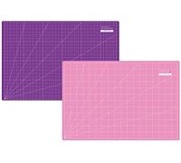 SEMPLIX Tapis de découpe Auto-cicatrisante 90 x 60 cm (A1) avec Graduation cm et Cadre de Couture, réversible pour travaux de Bricolage, Tapis de découpe pour Patchwork