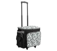 SEMPLIX Trolley pour machine à coudre 50 x 43 x 32 cm pour toutes les machines à coudre standard, étui pour machine à coudre pour un transport confortable et un rangement sûr, 50 x 32 x 43 cm, Moderne
