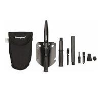 Semptec : 2 pelles multifonctions 12 en 1 en acier carbone noir G