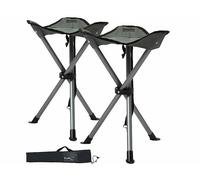 Semptec 2 tabourets trépieds de camping pliables