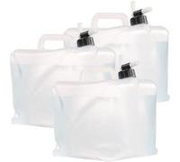 : 3 bidons pliables cubiques avec robinet intégré - 10 L