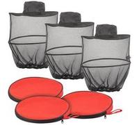 : 3 chapeaux pliables compacts avec moustiquaire intégrée, maille 300