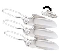 Semptec 3 mini-pelles pliables en acier inoxydable
