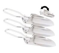 Semptec : 3 mini-pelles pliables en acier inoxydable