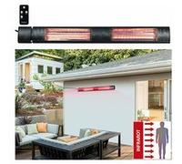 Chauffage radiant dextérieur 3000 W à infrarouge IRW-3100 - Noir [Semptec]