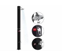 Semptec Douche de jardin solaire avec raccord pour tuyau d'arrosage