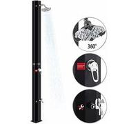 Semptec Douche de jardin solaire avec raccord pour tuyau d'arrosage