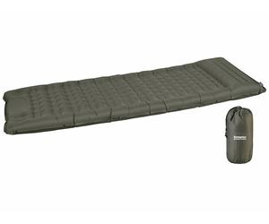 Semptec Matelas gonflable avec pompe à pied et sac de transport
