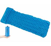 Semptec Matelas gonflable léger avec oreiller intégré - Turquoise