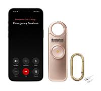 Semptec Porte-clés alarme d'autodéfense 130 dB - coloris rose