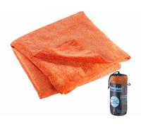 Serviette en microfibres double face 180 x 90 cm - Orange G
