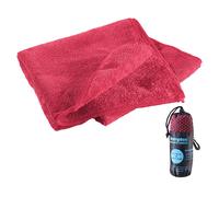 Semptec Serviette en microfibres double face 80 x 40 cm - Rouge