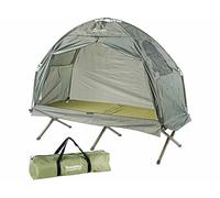 Tente 2 en 1 avec lit de camp pour 1 personne Semptec