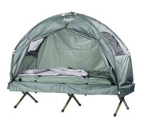 Semptec Tente surélevée avec lit de camp, sac de couchage et matelas
