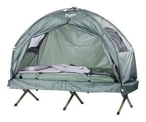 Semptec Tente surélevée avec lit de camp, sac de couchage et matelas
