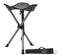 Semptec Urban Survival Technology Tabouret de camping : tabouret de camping à trois pieds, hauteur d'assise de 43 cm, avec sac de transport et sangle de transport (chaise de camping trépied, tabouret