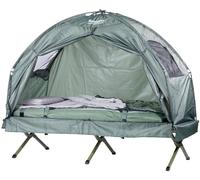 Semptec Tente surélevée Urban Survival Technology avec lit de camp, sac de couchage et matelas